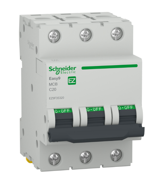 Автоматичен прекъсвач Schneider Electric Easy9 3P 20A C 6kA